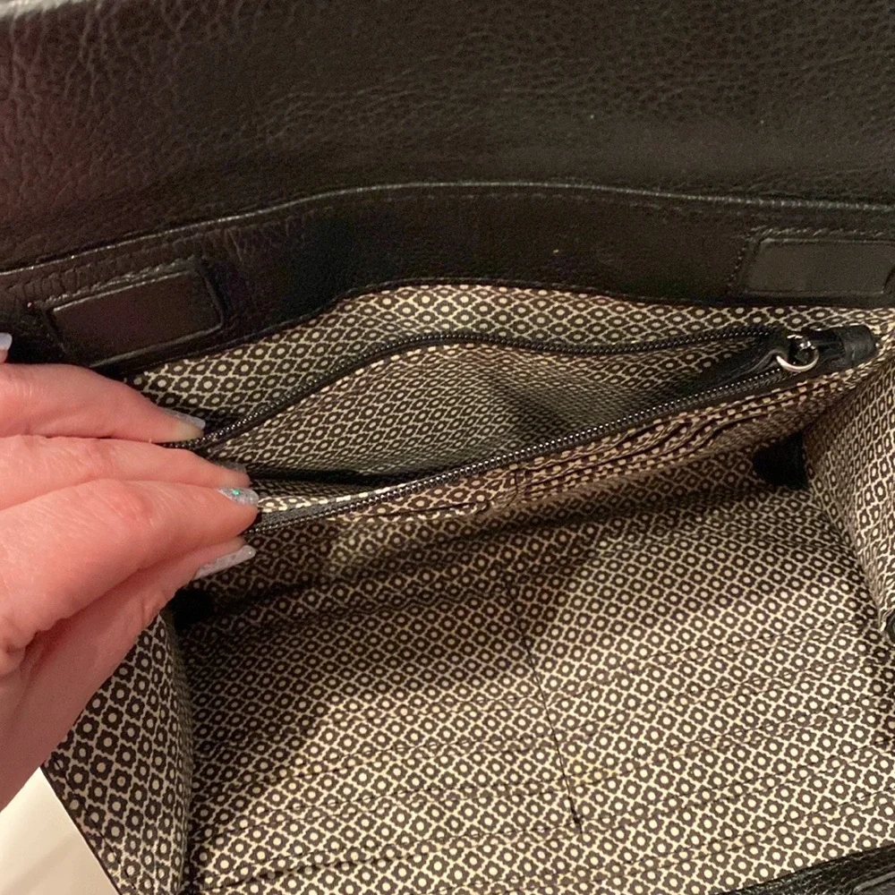 LIKE NEW🌟 Brighton Pretty Tough Royce Organizer black studded crossbody - Picture 3 of 10